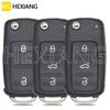 AAAJH1 HE 2/3/4 Button Car Key Shell For VW Volkswagen Golf Polo Passat Beetle Tiguan Jetta Caddy Eos Bora Toledo Sagitar Seat