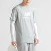 New Balance Essential Logo T-shirt Asia Sizing 'Grey' Men's AMT31541-AG