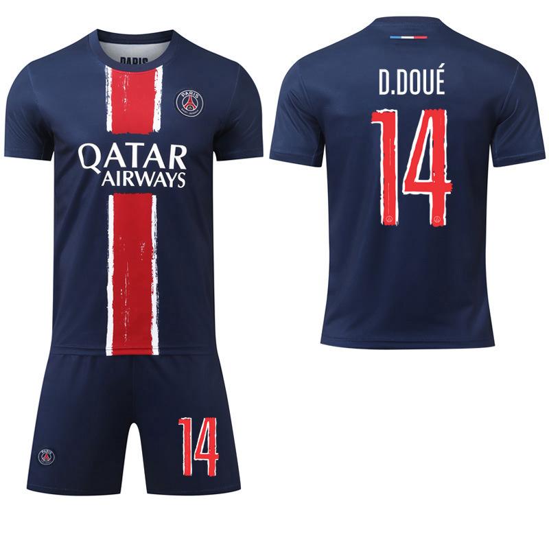 2024-25 Paris Saint-Germain (PSG) Ediție Liga Campionilor #14 Duhail #10 Dembélé Tricouri de Fotbal