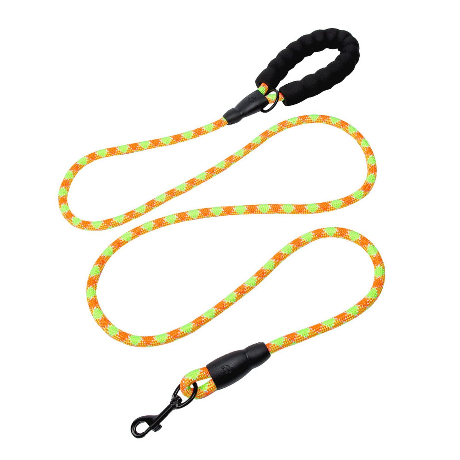

1.5M Color Block -Pull P Rope for Large Dogs Outdoor -Lost Leash one size