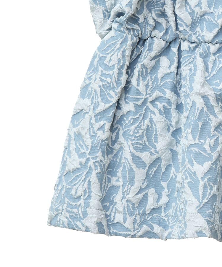 Vesta Pulover Muzică Jacquard Bustier pentru Femei Albastru [Pământ și Ecologie],