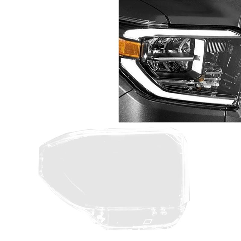 Car Headlight Shell Lamp Shade Transparent Lens Cover Headlight Cover For Toyota 2018-2021 Right As Shown Right