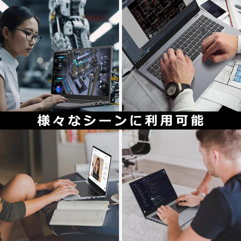 ZENAERO 12th Generation Core to 32GB 1TB NVMe Laptop with Windows 11 Pro and FHD BT HD Fingerprint Numeric English Ideal for and Working from Gray