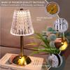USB Rechargeable LED Table Lamp Touch Sensor Desktop Night Light For Bar Hotel Restaurant Bedroom Atmosphere Room Decor Lighting