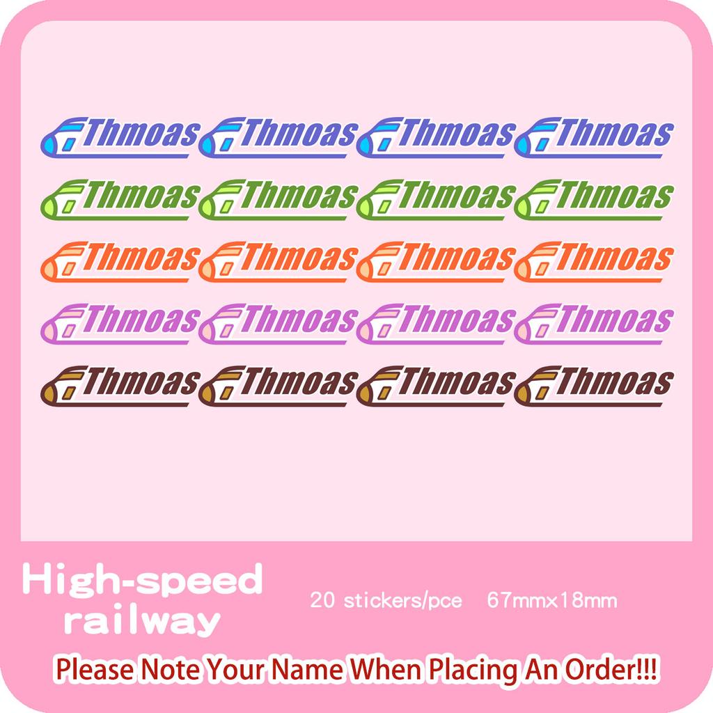 Custom Cartoon Iron On Name Sticker Heat Transfer Label Print On T-Shirt Hoodies Patches For Clothing Thermal Stickers Applique
