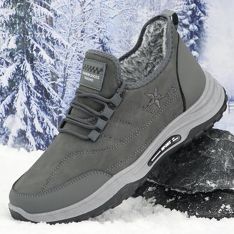 Beijing Cotton Shoes Men's Velvet Thickened Men's Shoes Winter Casual Shoes Warm Snow Boots Men's Cotton Shoes