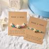 Pulsera Boho de Conchas de Mar Estrella de Mar Para Mujeres Niñas Amuleto de Tortuga Cuerda Tejida Hecha a Mano Cuentas Joyería de Verano Regalos de Playa