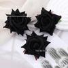7cm Velvet Silk Rose Flower Head for DIY, Photography, Wedding Arch, and Decor.