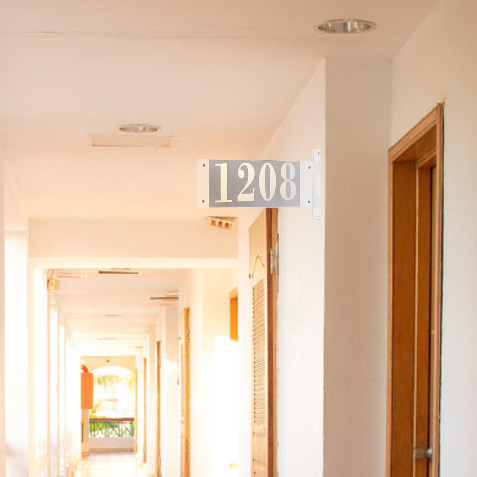 

Office Door Sign Acrylic Name Plate for Wall Clear Mounting Without Punching Replaceable Plate Multifunctional Room Identifier 29.5x12.6x4.8cm