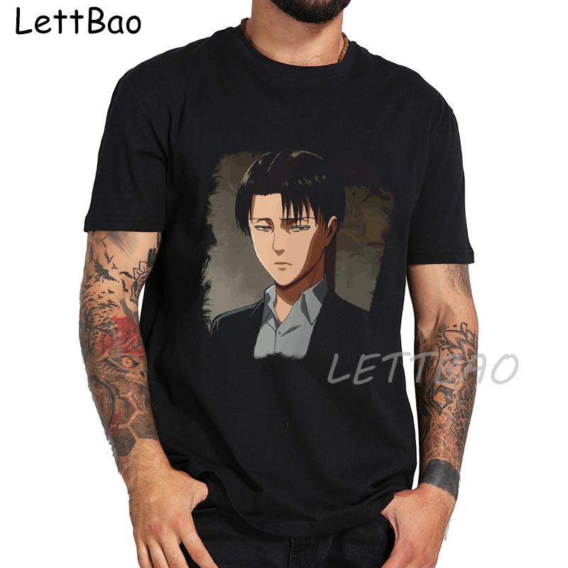 Mężczyźni Kawaii The Survey Corps koszulki z nadrukami japońskie anime atak na tytana T Shirt śmieszne