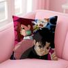 Anime Dandadan Japan Cushion Cover Inches Farmhouse Decor Home Throw Pillow Covers For Couch Decorations
