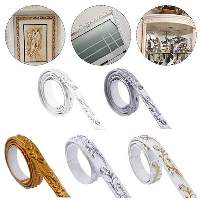 Self-Adhesive 3D Foam Wall Edge Strip Decorative Trim Foam Material Self Adhesive Wall Sticker Background Design Soft Line