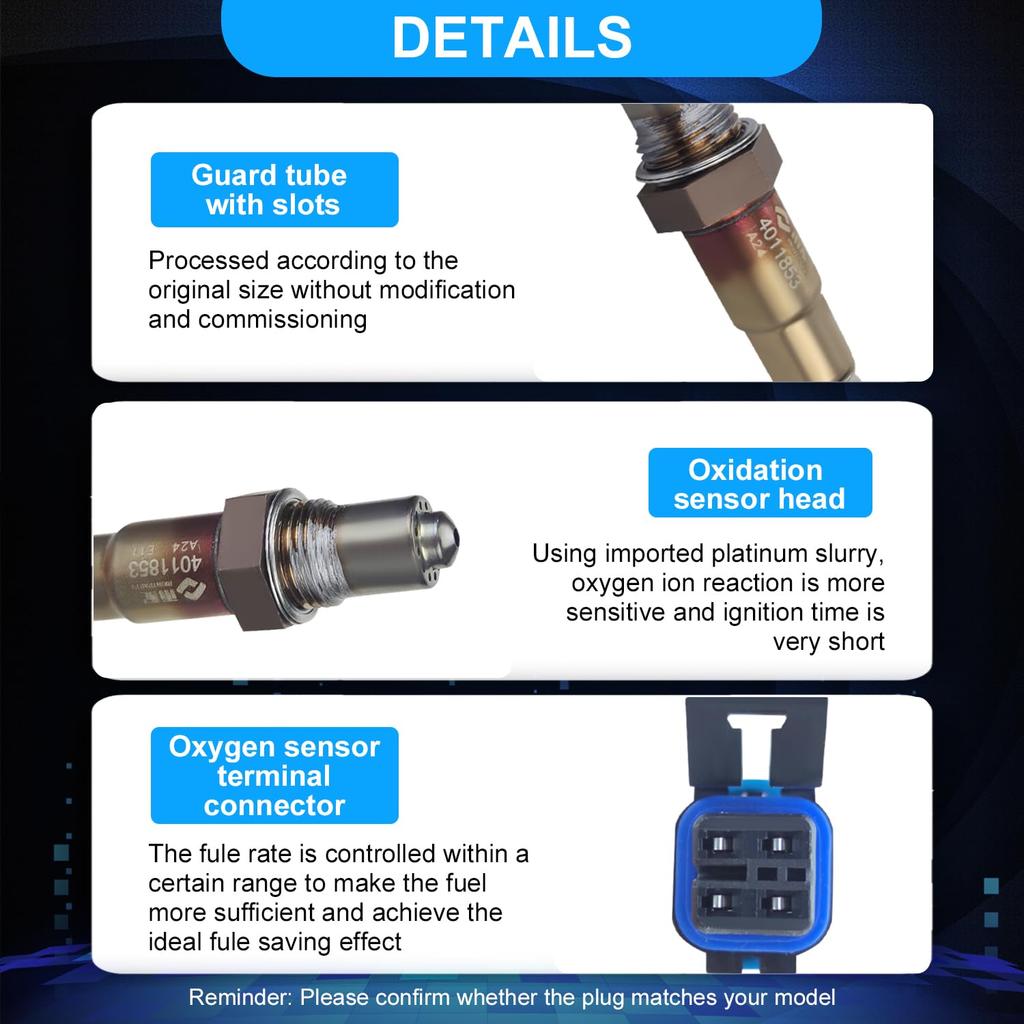 4011853 O2 Sensor Oxygen Sensor Lambda Sensor Compatible with Polaris Ranger 2017-2018 LSF 4.2, Ranger 1000 Crew XP 17-18, RZR RS1 XP 1000 XP 4