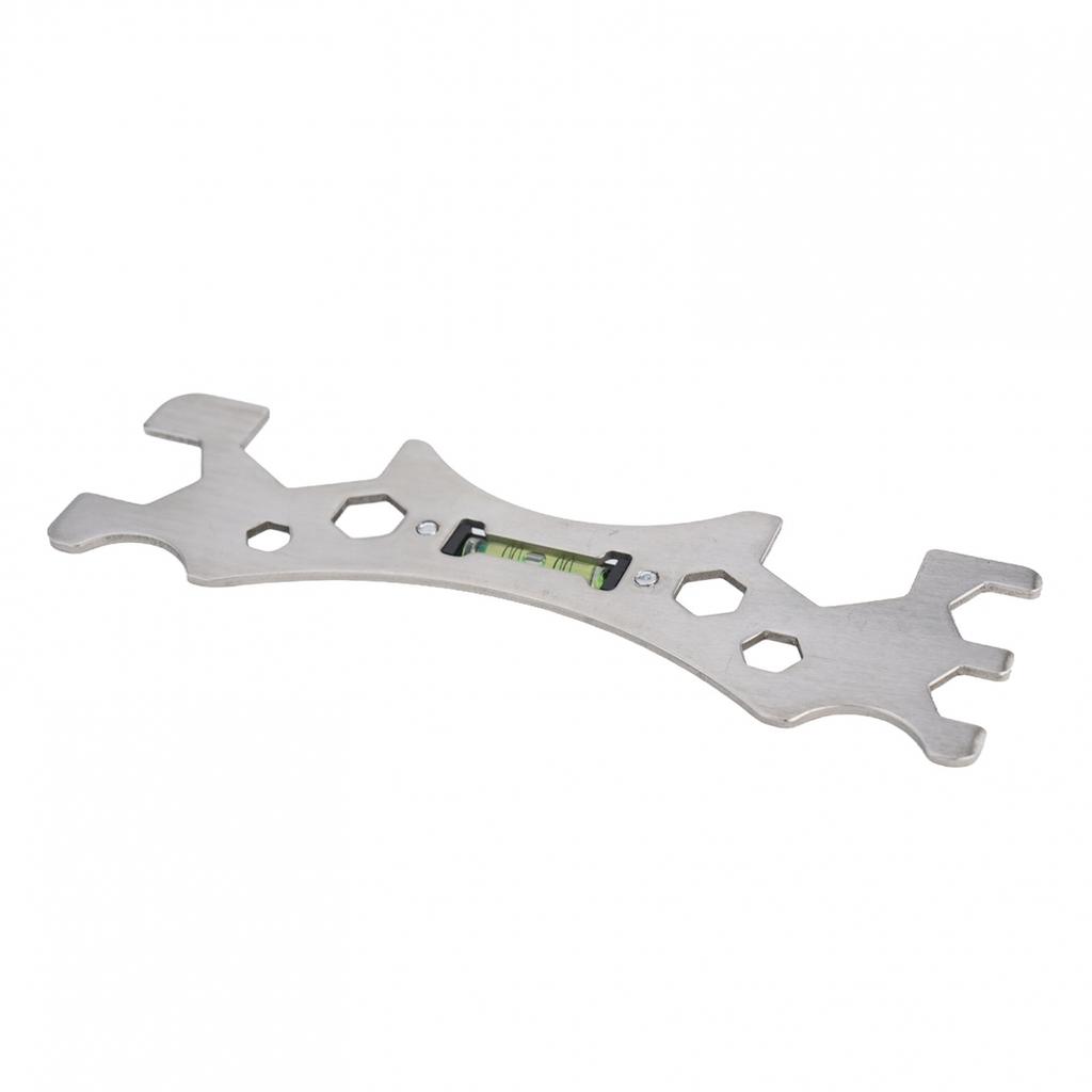 Nivelă reglabilă și robustă pentru instalarea bateriei de duș