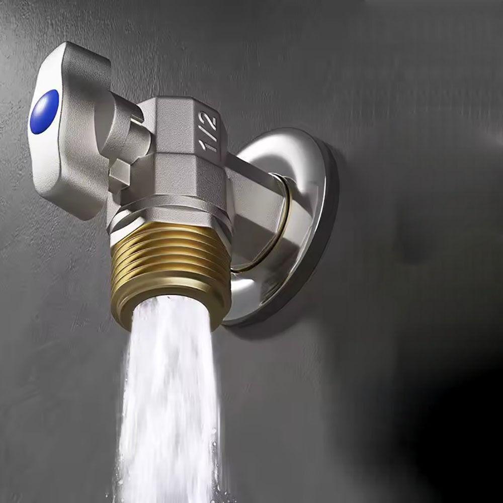 Brass Inlet Ball Valves G1/2" Bathroom Kitchen Sink Stop Valve For Gas Water Heater Toilet Faucet