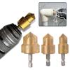 Water Pipe Expansion Drill Bits 6.35mm Hexagonal Shank Step Drill Bit Punching Tool For Plumber Repair Power Tool
