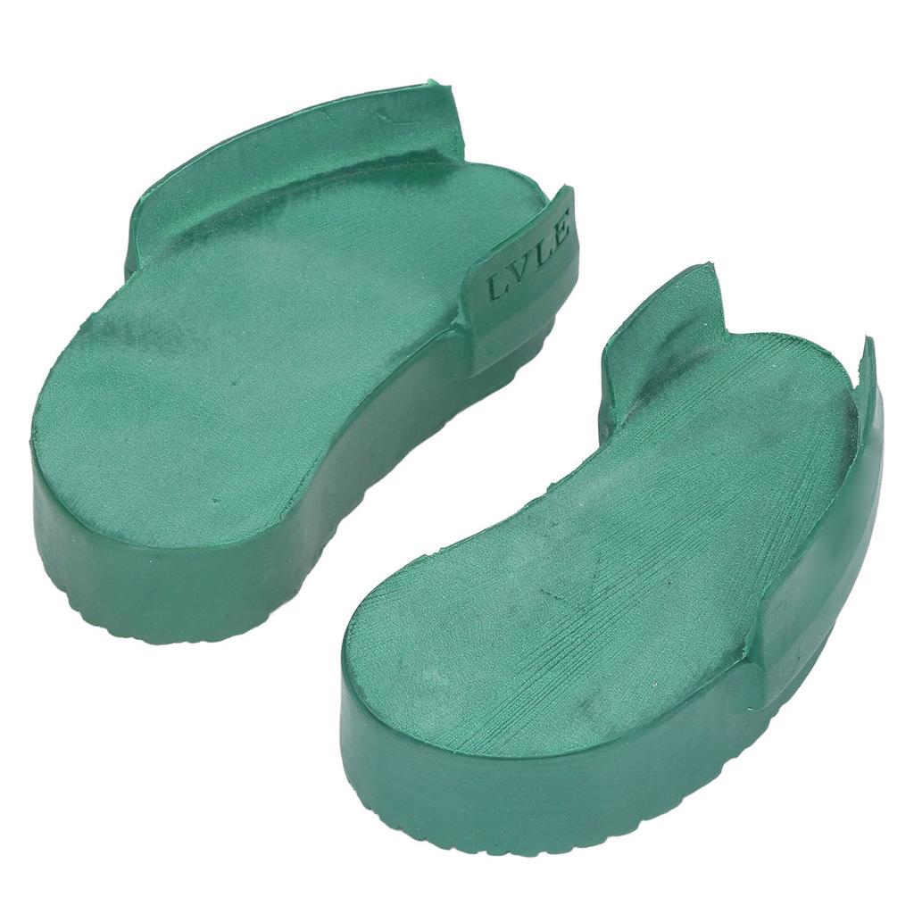 2Pcs Cow Hoof Pads Rubber Green Cattle Hoof Trimming Accessories with Adhesive for Pasture