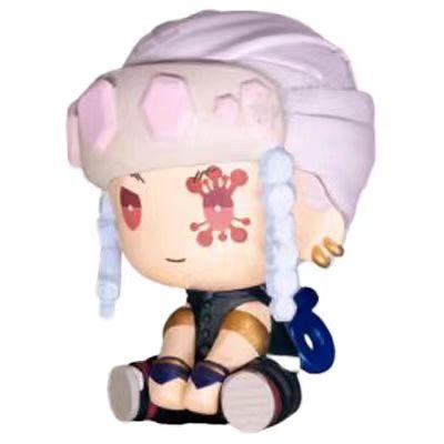 Genuine Action Figure Kimetsu No Yaiba Akaza Kochou Shinobu Genuine Action Figure Small Round Eyes Gacha Figure Model Toys