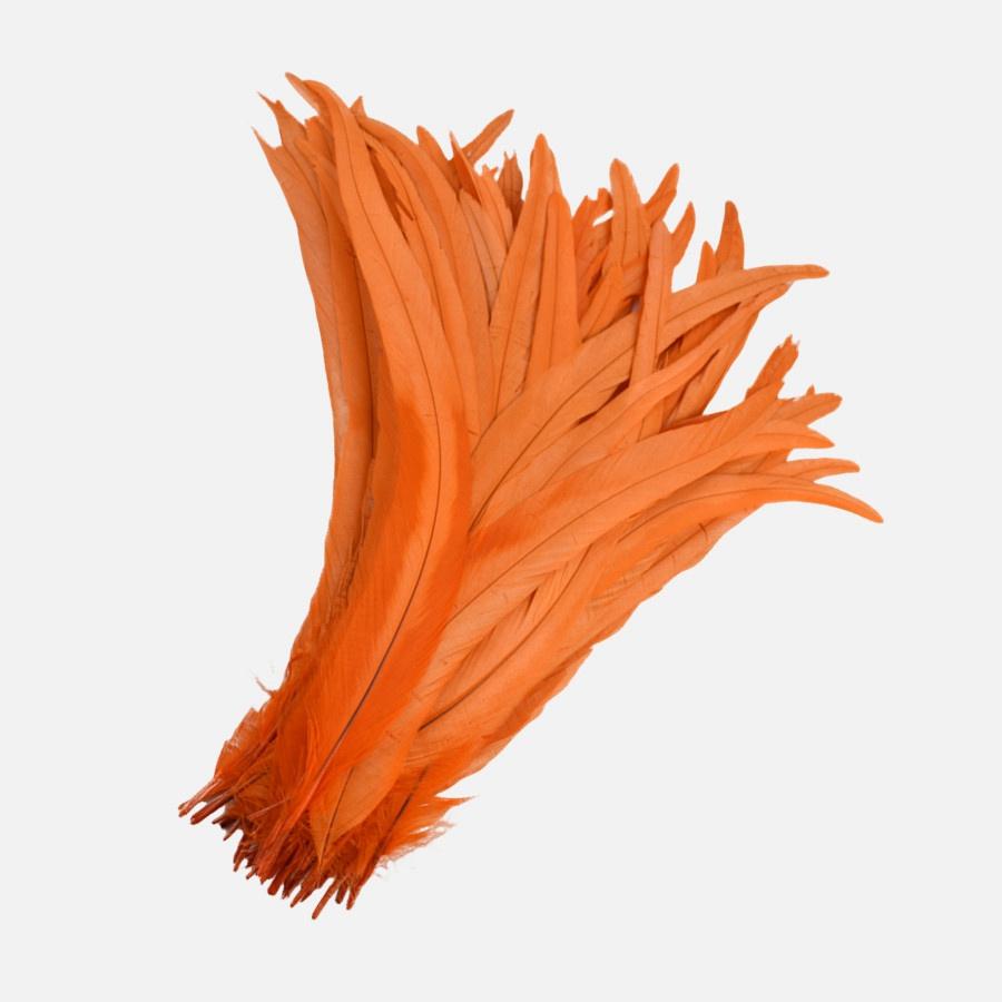 100Pcs 25-45CM DIY Rooster Feather Crafts Sewing Clothing Decor Plume Home Party Women's Feather Headwear Wedding Accessories