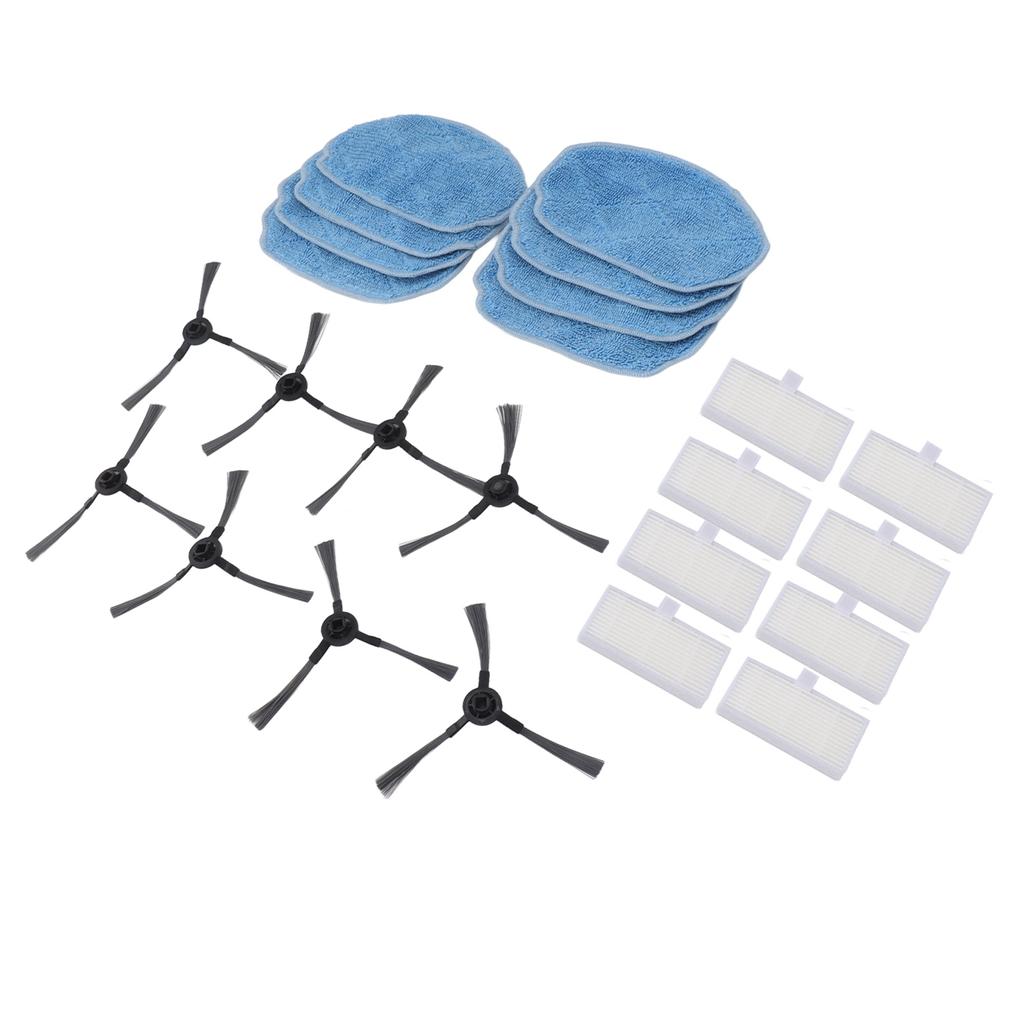 Robotic Vacuum Cleaner Accessories Kit Mop Cloth Side Brush Filter Parts Replacement For Mannv