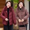 Winter down padded jacket short fur collar new padded jacket thickened warm padded jacket