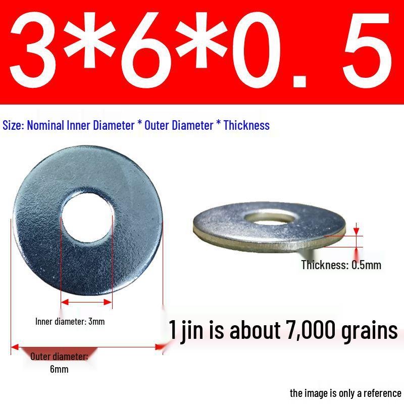 Galvanized Oversized Metal Washers M3-M60
