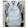 High-value letter embroidered schoolbag women's new large-capacity lightweight backpack student simple versatile backpack