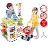 Playing House Children'S Kitchen Kitchenware Cooking Toy Workbench Fast Food Table Supermarket Stall Shopping Cart Cash Register