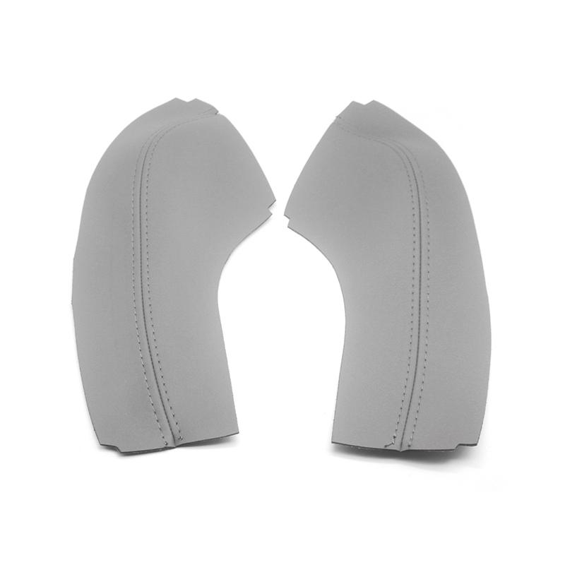 Culoare gri pentru Honda Civic 10th Gen 2016 2017 Panoul mânerului ușii interior al mașinii/cotieră de control centrală piele din microfibră