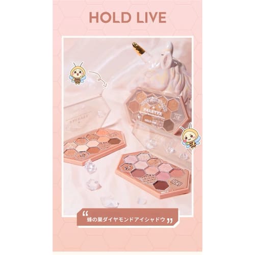 YAYAMIYA Eye Shadow Cute Honeycomb 12 Color Makeup Palette Eye Shadow Eye Shadow Palette Honey Sugar Tea Powder Eye Shadow Ins Eye Shadow Blush Dual-u