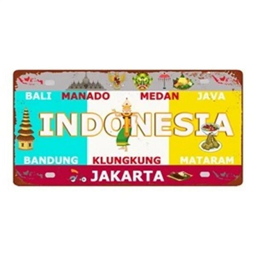 Iceland License Plates Metal Tin Signs for Wall Art Decoration Vintage Tags Metal Automotive Signs For Cafe Bar Club Garage Pub