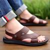 High Quality New Summer Beach Shoes Anti Slip Men's Outdoor Camping Shoes Waterproof Breathable Hollow Out Men's Sandals Brown