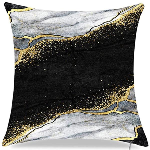 New Summer Hot-selling Light Luxury Series Simple Marble Sofa Bedside Cushion Pillow Cover
