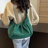Soft Corduroy Handbags for Women 2026 Winter New Y2K Korean Fashion Travel Shoulder Bag Casual Style Crossbody Bag