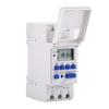 LCD Digital Time Switch, Programmable Weekly Timer, 16 On & 16 Off Relay Timers, AC/DC 12V, AC/DC 24V, AC110V (Optional), DIN Rail (110V)