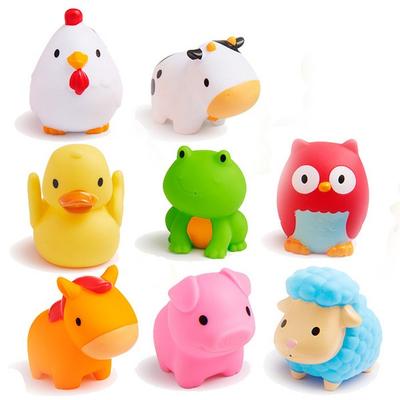 Munchkin Animal Farm Water Gun Play 8P Set, Mixed Colors, Korean Popular Toys