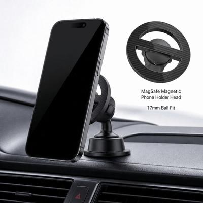 360° Rotation Magnetic Phone Holder Anti-Shake Magnetic Mount Strong Car Phone Holder  Desk Viewing