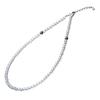 Natural Crystal Necklace 5mm Beads 50cm Track and Field Athlete Sports Necklace Everyday Use Unisex Gift