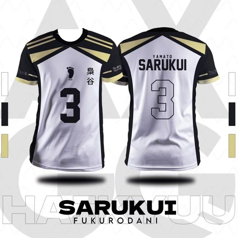 2026 New Summer Fall Haikyuu Fukurodani Cartoon Anime Cosplay Men Jersey Summer Short Sleeve