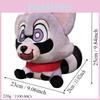 Adorable Purple Raccoon Plush Toy From Indigo Park Soft Flannel Filling Cuddly 25cm
