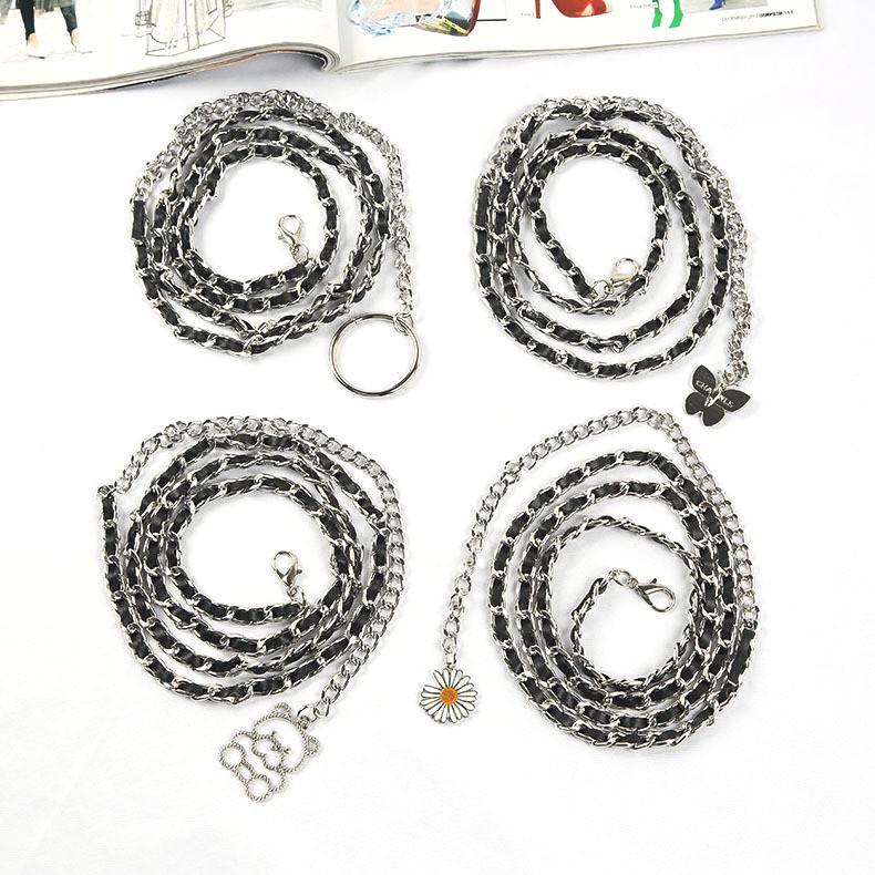 Women Waist Versatile Belt Featuring Butterfly Flower Motif For Fashion Daily