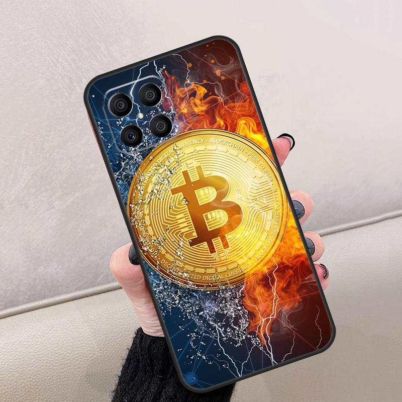 Bitcoin Coins Funny For Honor Magic 8 7 5 6 Lite Case For Honor 200 400 Pro X9d X9c X9b X9a X8c X8b 70 90 Win RT