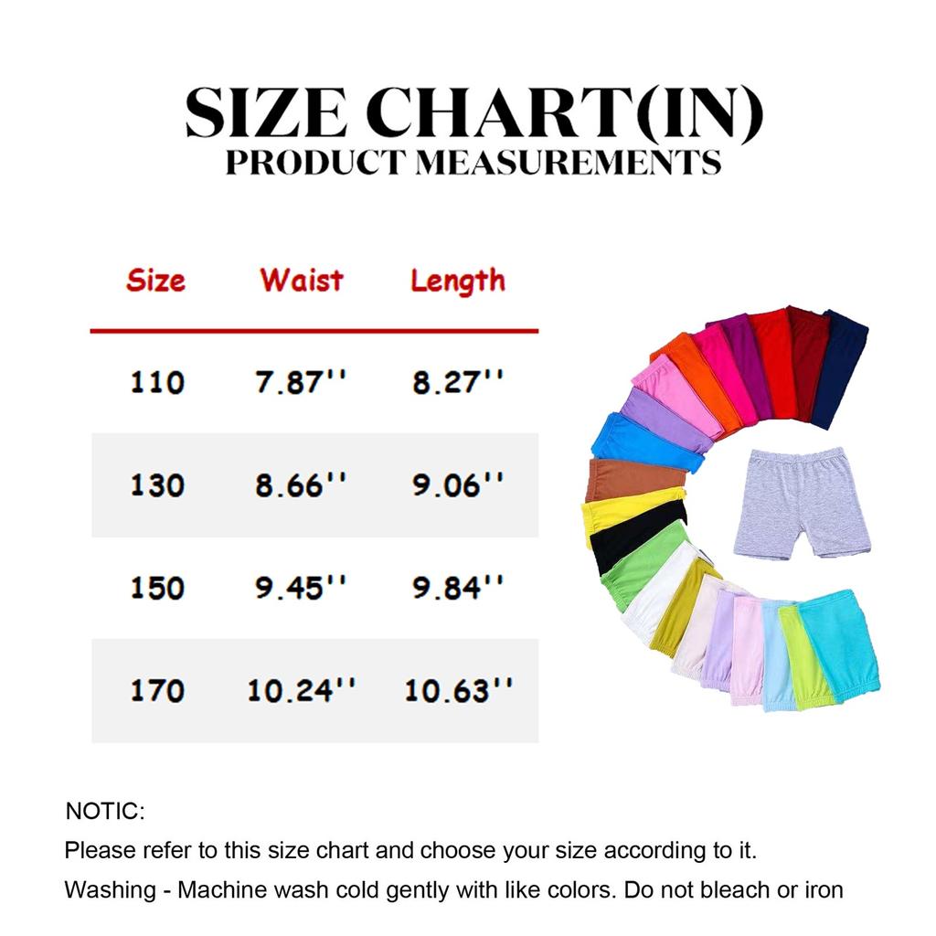 Dziewczęce letnie bezpieczne legginsy, spodnie rowerowe, dziecięce elastyczne, w jednolitym kolorze, ze średnim stanem, szorty do jogi i tańca, 1 szt.