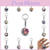 Haikyuu Anime Merchandise Moon Pendant Keychain Sleek Zinc Alloy Key Accessory For Fans