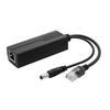 Small DC5.5x2.1mm POE Splitter DC12V PoE To DC5.5x2.1mm Adapter, 48V Input To 12V Output for Surveillances Cameras