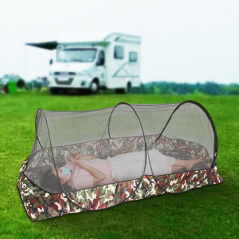 Outdoor Camping Net Tent Mesh Net Tents with Carry Bag Netting for Bed Patio Camping Travel Compact and Lightweight Tent Net