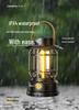 Solar-Powered Long-Lasting Camping Kerosene Lantern for Outdoor Ambient Light and Tent Lighting