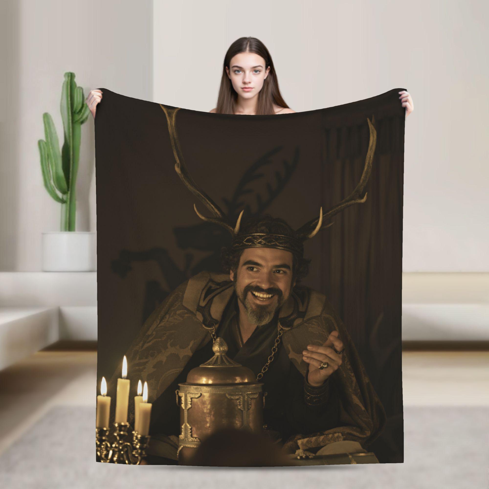 

Cozy Throw Blanket Plane Travel Lyonel Baratheon Blanket Flannel Bedspread For Outdoor Novelty Sofa Bed Cover 75x90cm