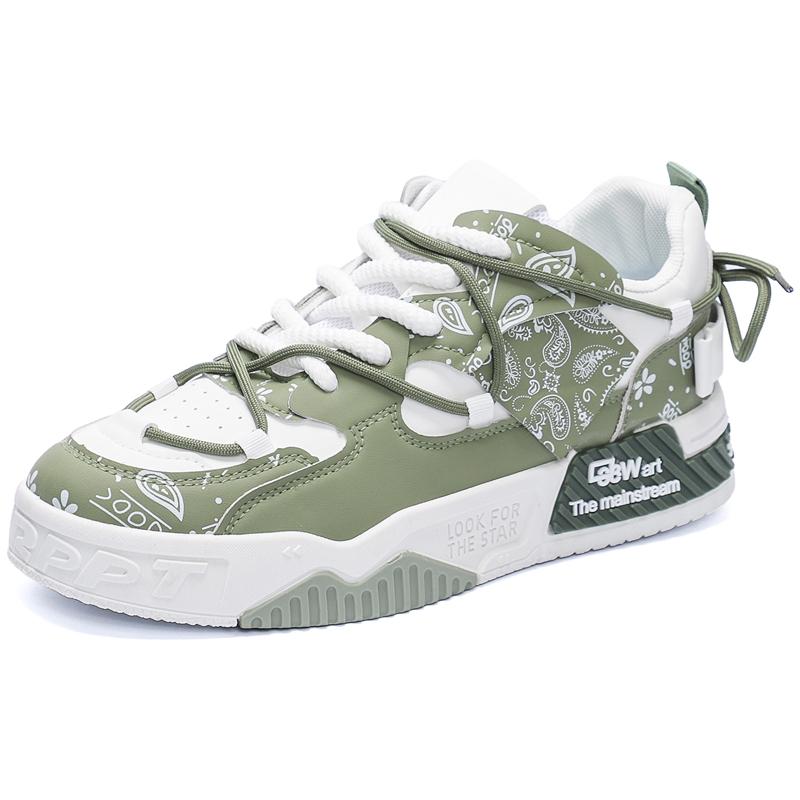 Nya Sommarskor för Herr MångsidigaNisch Original Casual Plattor Sport Tjock Sula Ökad Längd Bröd Trendiga Skor