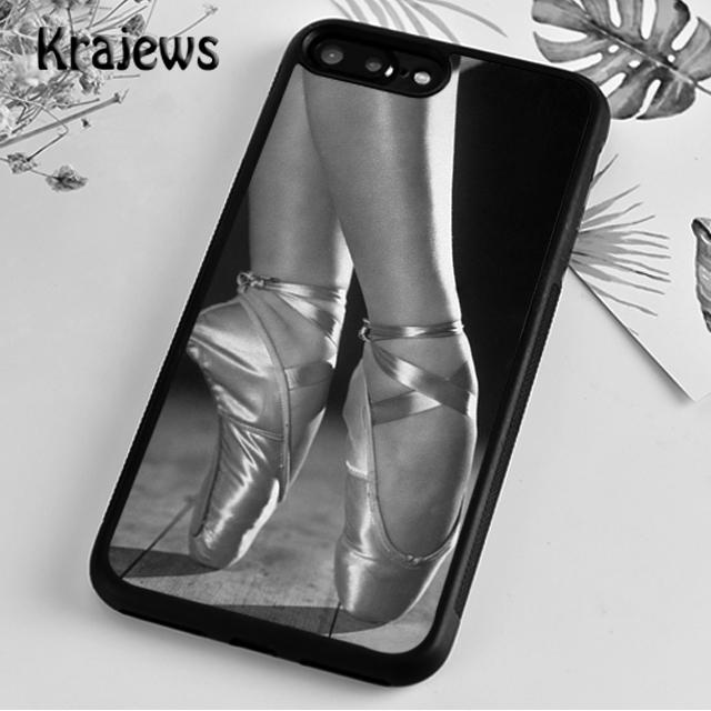 Krajews Balerínky Baletní Boty Tančící Dívka Pouzdro na Telefon Pro iPhone 14 5s 6s 7 8 plus X XR XS 11 12 13 pro max Samsung S21 S22 ultra